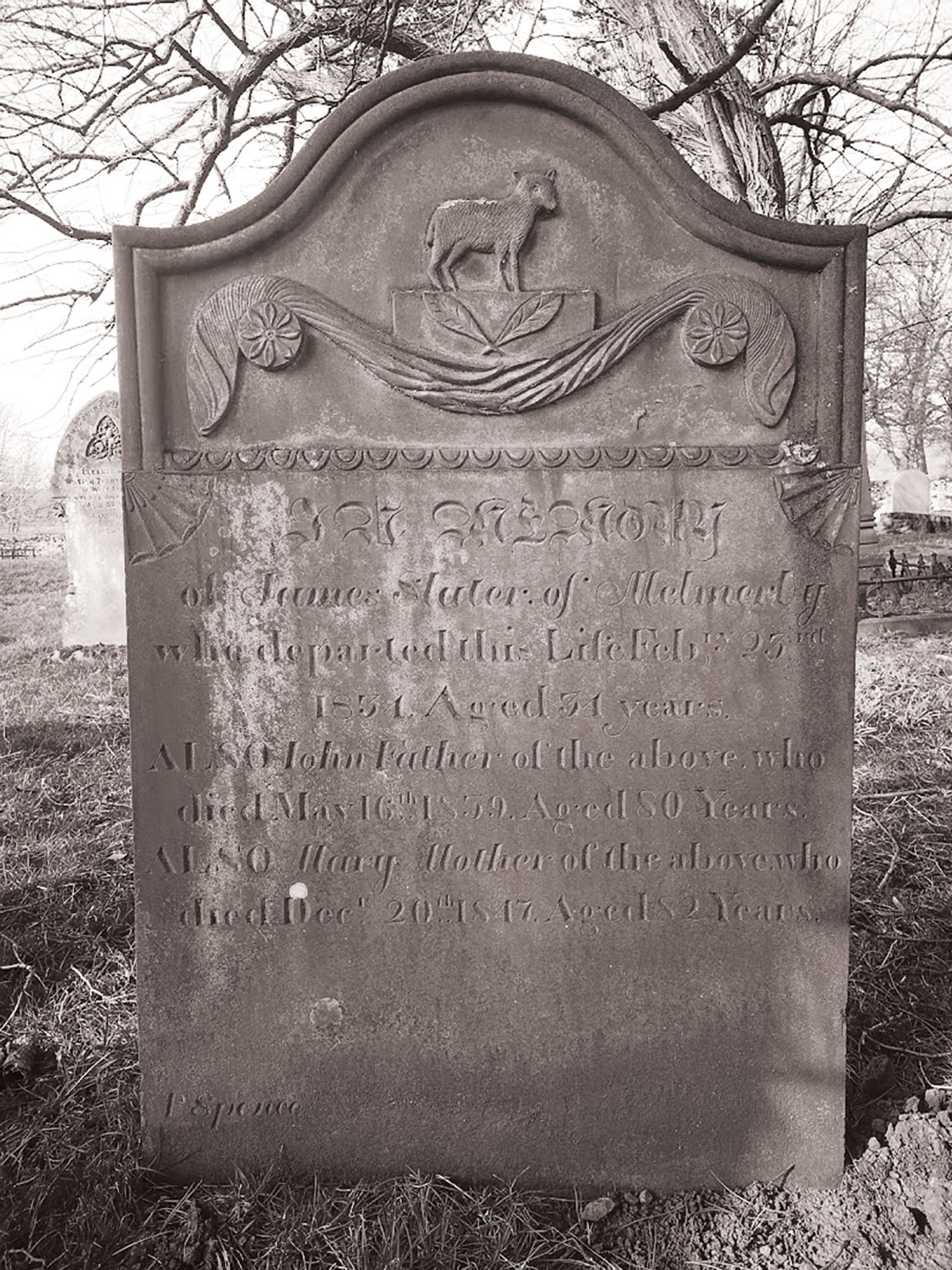 a grave stone