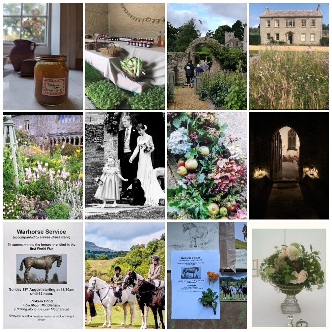 collage of events taking place at Coverham Church