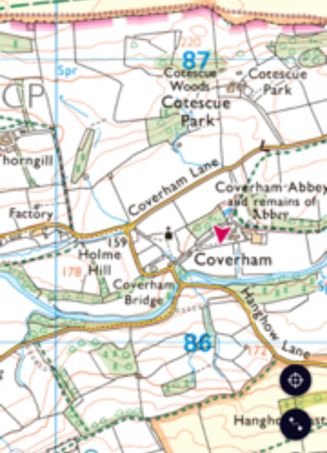 map of Coverham-file:199
